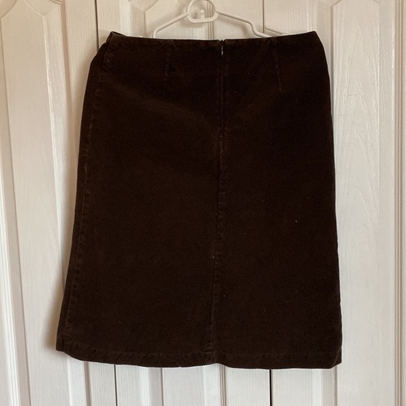 RW & Co brown corduroy pencil skirt size 9 - Picture 3 of 5